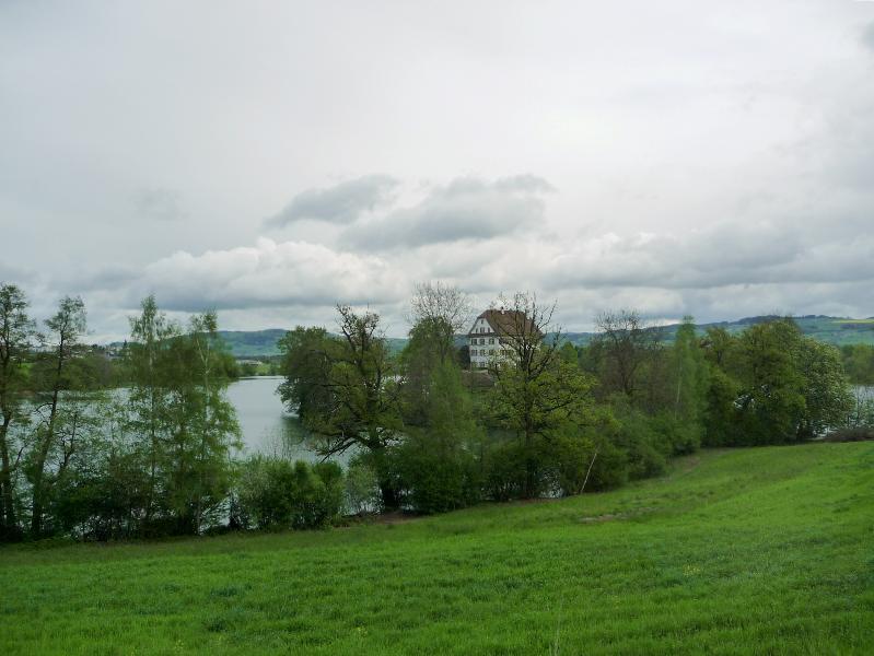 120_P1400071.JPG - Bei durchzogenem Wetter ging die Fahrt über Sursee dem Mauensee entlang...