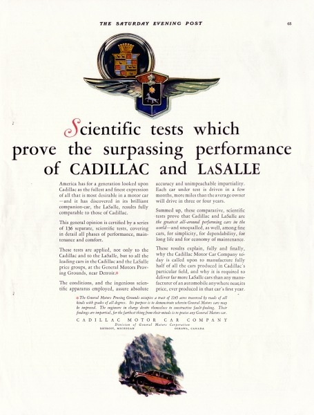 Ad_1927s_Scientific_Tests.jpg - 1927 - Scientific tests which prove the surpassing performance of Cadillac and LaSalle
