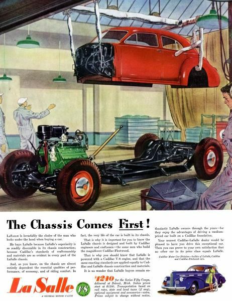 Ad_1940s_Chassis.jpg - 1940 - The chassis comes first!  LaSalle